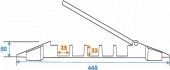 EUROLITE Cablebridge 5 Channels 800mm x 450mm