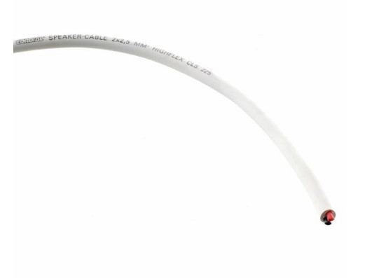 Cordial CLS 225 WHITE  акустический кабель 2x2,5 мм2, 7,8 мм, белый