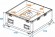 ROADINGER Flightcase Mirror Ball 100cm