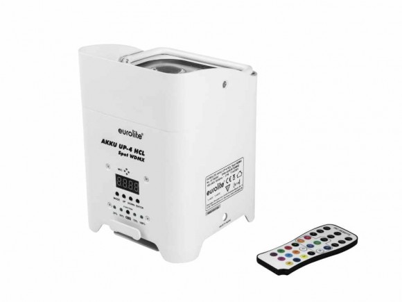 EUROLITE AKKU UP-4 HCL Spot WDMX wh