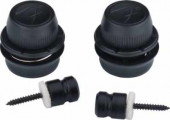 FENDER `F` STRAP LOCKS BLACK FENDER `F` STRAP LOCKS BLACK