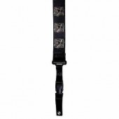 DIMARZIO STEVE VAI ITALIAN LEATHER CLIPLOCK STRAP 2 INCH BLACK DD2420SV