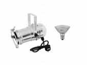 EUROLITE Set PAR-30 Spot sil + PAR-30 230V SMD 11W E-27 LED 3000K EUROLITE Set PAR-30 Spot sil + PAR-30 230V SMD 11W E-27 LED 3000K