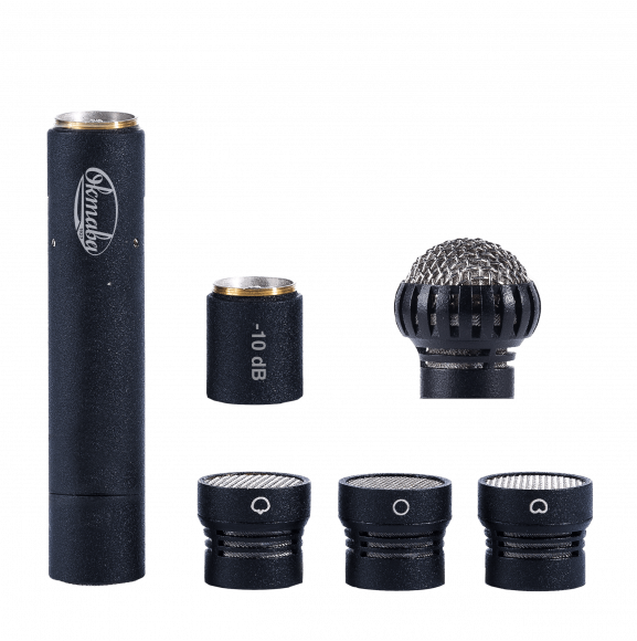 Октава МК-012-30 Студийный микрофон, черный цвет, деревянный футляр