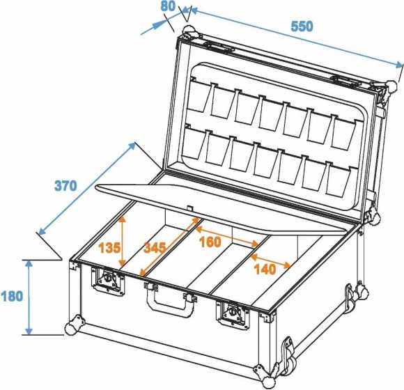 ROADINGER Universal Case with Trolley