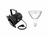 EUROLITE Set PAR-38 Spot bk + PAR-38 230V SMD 15W LED 2700K