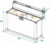 ROADINGER Flightcase 2x SLS Size L