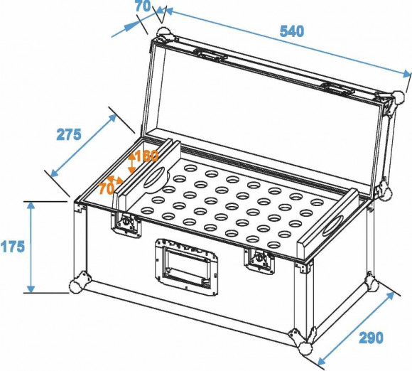 ROADINGER Universal cone adapter case UKAC-35/50