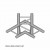 Dura Truss DT 32 C44H   4 way Corner 90