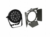 EUROLITE Set PRO Slim PAR-18 QCL RGBA + Barndoors