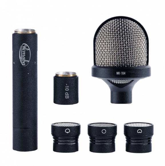 Октава МК-012-40 Студийный микрофон, черный цвет, деревянный футляр