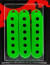 DIMARZIO STRAT PICKUP COVER SET DM2001GN