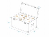 ROADINGER Flightcase 2x TMH-15
