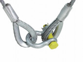 EUROLITE Lifting rope 1000x10mm w. Shackle -400kg