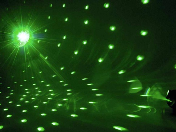 EUROLITE Mirror Ball Set 20cm with LED RGB Spot RC