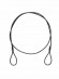 EUROLITE Steel Rope (SC) 900x3mm black without quick link