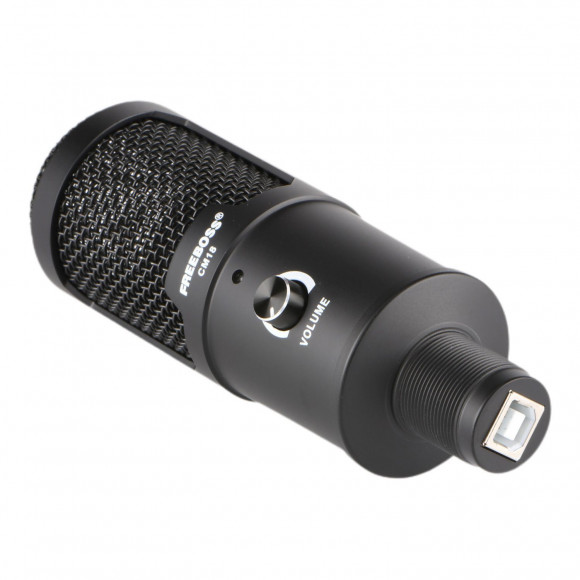Freeboss CM18 Микрофон конденсаторный USB, кардиоида, 30-15000Гц, 5, 24 бит 192 кГц,