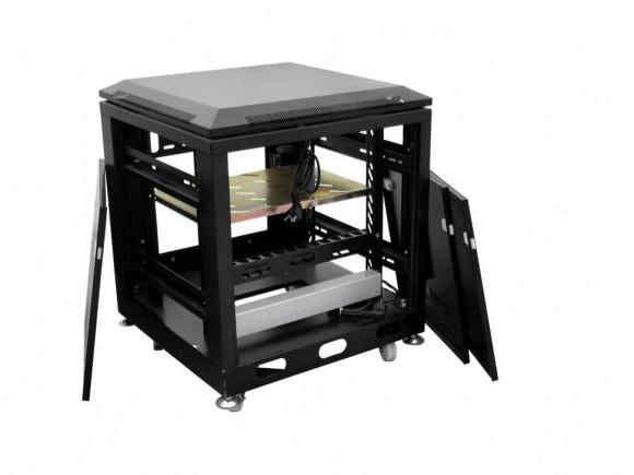 ROADINGER Steel Cabinet SRT-19, 10U with Door