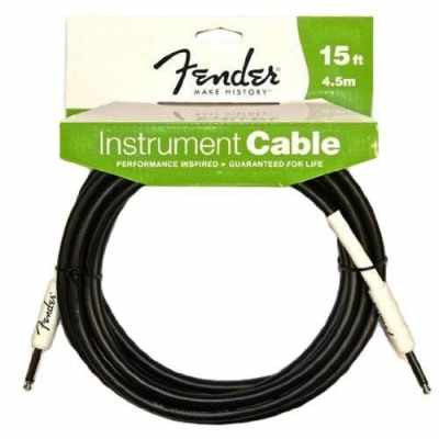 FENDER PERFORMANCE SERIES INSTRUMENT CABLE 15` BLACK