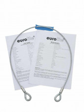 EUROLITE Steel Rope 1000x4mm silver with Thimble EUROLITE Steel Rope 1000x4mm silver with Thimble