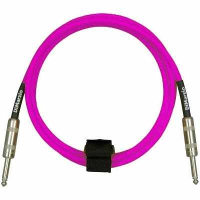 DIMARZIO INSTRUMENT CABLE 10` NEON PINK EP1710SSPK