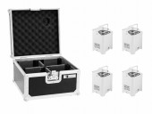 EUROLITE Set 4x AKKU UP-4 HCL Spot WDMX wh + Case EUROLITE Set 4x AKKU UP-4 HCL Spot WDMX wh + Case