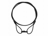 EUROLITE Steel Rope 1400x4mm black EUROLITE Steel Rope 1400x4mm black