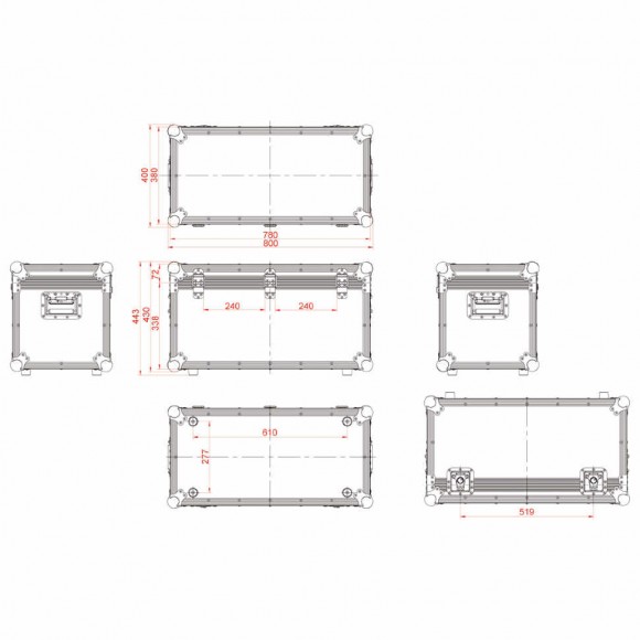 Accu case ACF-PW/Road Case L Accu case ACF-PW/Road Case L