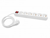 EUROLITE Distributor 6-fold switch wh 1.5m