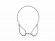 EUROLITE Steel Rope 400mmx4mm silver