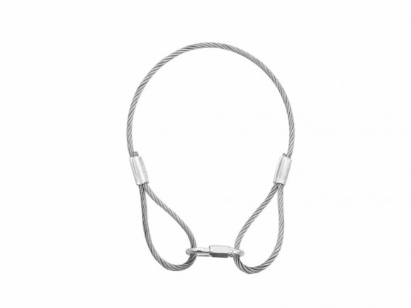 EUROLITE Steel Rope 400mmx4mm silver