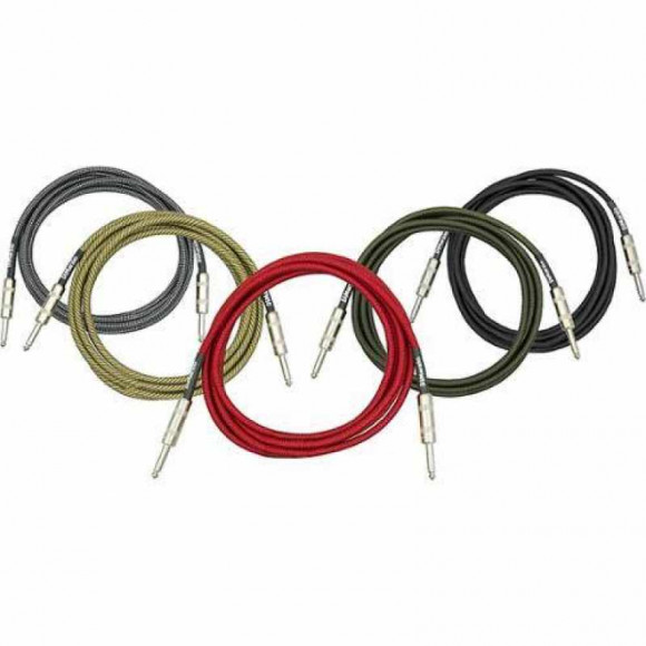 DIMARZIO INSTRUMENT CABLE 10` VINTAGE TWEED EP1710SSVT