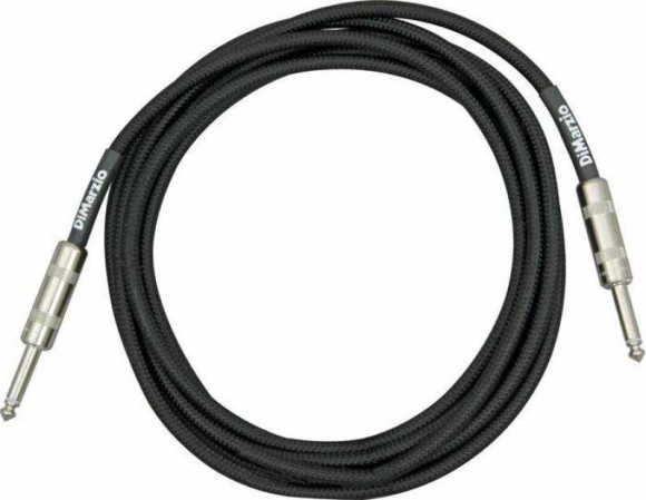 DIMARZIO INSTRUMENT CABLE 18` BLACK EP1718SSBK