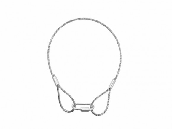 EUROLITE Steel Rope 400x3mm silver