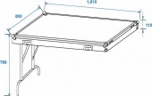 ROADINGER Universal Drawer Case WDS-1 Wheels