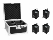 EUROLITE Set 4x AKKU UP-4 QCL Spot WDMX + Case EUROLITE Set 4x AKKU UP-4 QCL Spot WDMX + Case