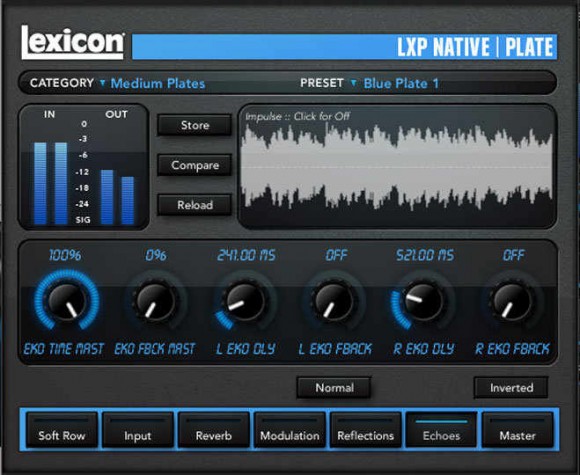Lexicon LXP Native Reverb Plug-in Bundle - 4 VST/AU/RTAS Lexicon LXP Native Reverb Plug-in Bundle - 4 VST/AU/RTAS