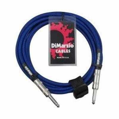 DIMARZIO INSTRUMENT CABLE 18` ELECTRIC BLUE EP1718SSEB