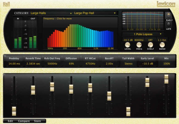 Lexicon PCM Native Reverb Plug-in Bundle - 7 VST/AU/RTAS