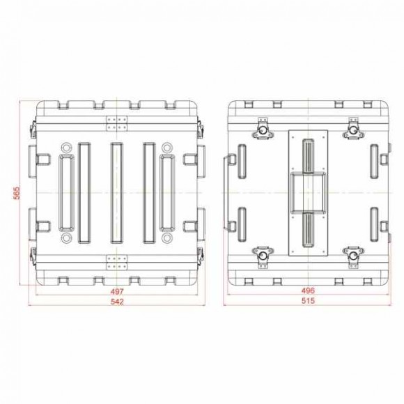 Accu case ACF-SP/ABS 10U