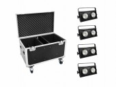 EUROLITE Set 4x Audience Blinder 2x100W LED COB + Case EUROLITE Set 4x Audience Blinder 2x100W LED COB + Case