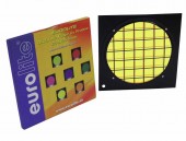 EUROLITE Yellow Dichroic Filter black Frame PAR-64