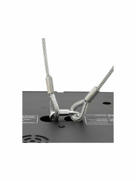 EUROLITE Safety Bond A 6x1000mm up to 35kg, silver