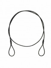EUROLITE Steel Rope 900x3mm black without q.link