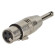 Переходник ADJ AC-A-XF3/J6M XLR3pol F- Jack 6,3mm mono Переходник ADJ AC-A-XF3/J6M XLR3pol F- Jack 6,3mm mono