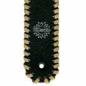 DIMARZIO 2 INCH CUSTOM ITALIAN WHIPSTITCH LEATHER STRAP (SHORT) BLACK DD3253S DIMARZIO 2 INCH CUSTOM ITALIAN WHIPSTITCH LEATHER STRAP (SHORT) BLACK DD3253S