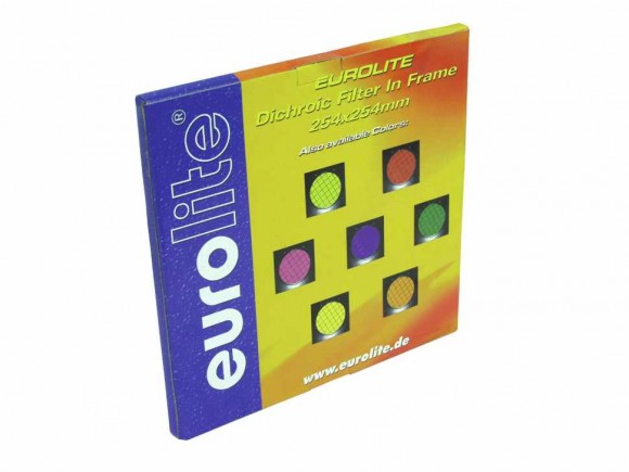 EUROLITE Yellow Dichroic Filter silv. Frame PAR-64