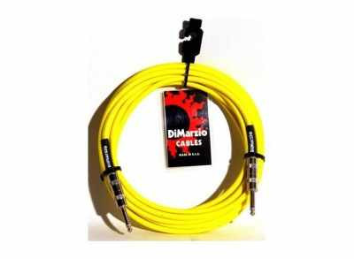 DIMARZIO INSTRUMENT CABLE 18` NEON YELLOW EP1718SSY
