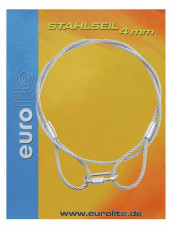 EUROLITE Steel Rope 900x4mm silver