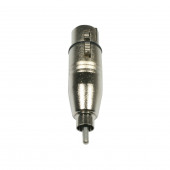 Переходник ADJ AC-A-XF3/RM XLR 3 pol F-RCA F Переходник ADJ AC-A-XF3/RM XLR 3 pol F-RCA F